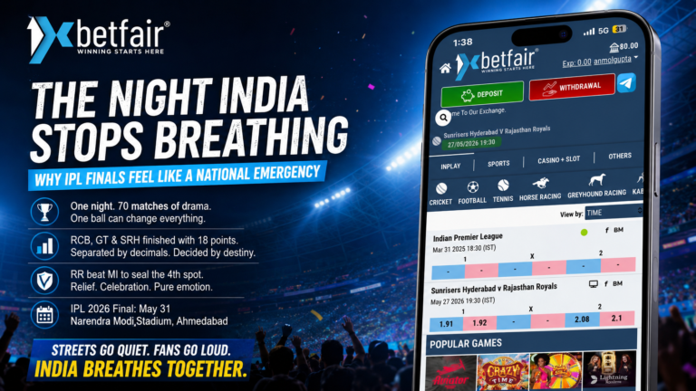 One Ball. One Nation. One Emotion: How 1xBetfair Turns the IPL Final into a Real-Time Fan Battlefield
