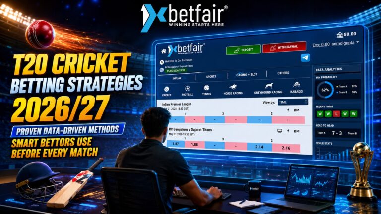 T20 Cricket Betting Strategies 2026: 27 Proven Data-Driven Methods Smart Bettors Use Before Every Match