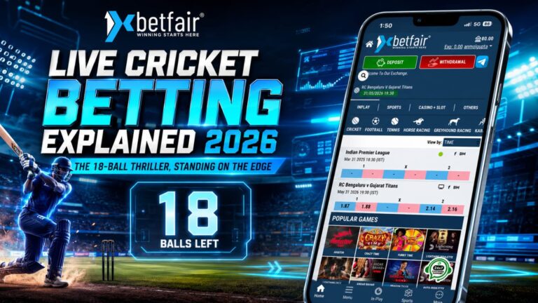 Live Cricket Betting Explained 2026: Ball-by-Ball Odds, AI Predictions & Live Market Movement